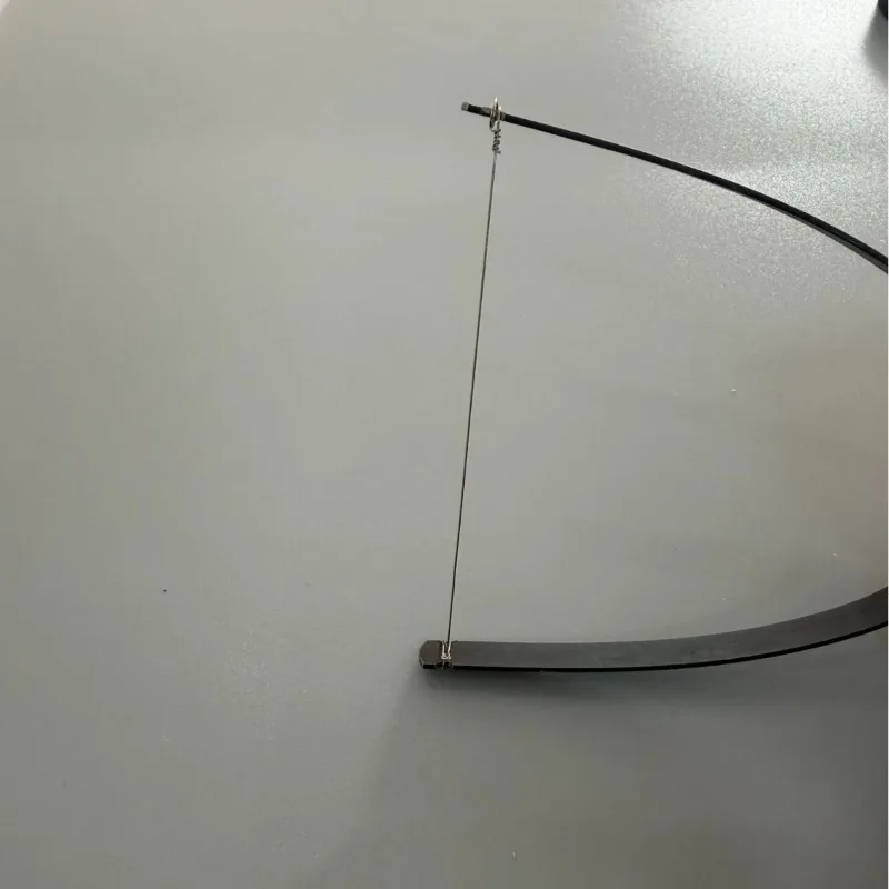 Hand-tied Full Metal Portable Mud Cutting Small Iron Bow Ceramic Mud Cutting  Secant  Mud Cutting