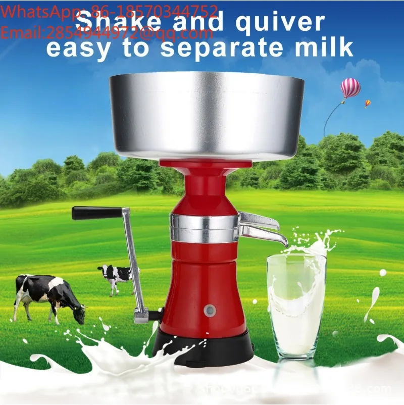 Aluminum Alloy 80L Milk Separator Automatic Dairy Degreasing Machine Household Fresh Cream Separator