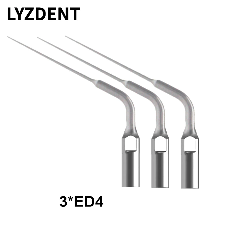 3Pcs ED4 Dental Endo Tip For SATELEC/DTE Ultrasonic Sclaer Machine Dental Equipment For Removal Of Filling And Foreign Material