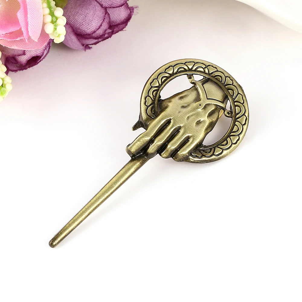 Hand of the King Brooch Movie Song Of Ice And Fire Punk Vintage Fashion High Quality Jewelry Clothing Accessories Men Women Gift