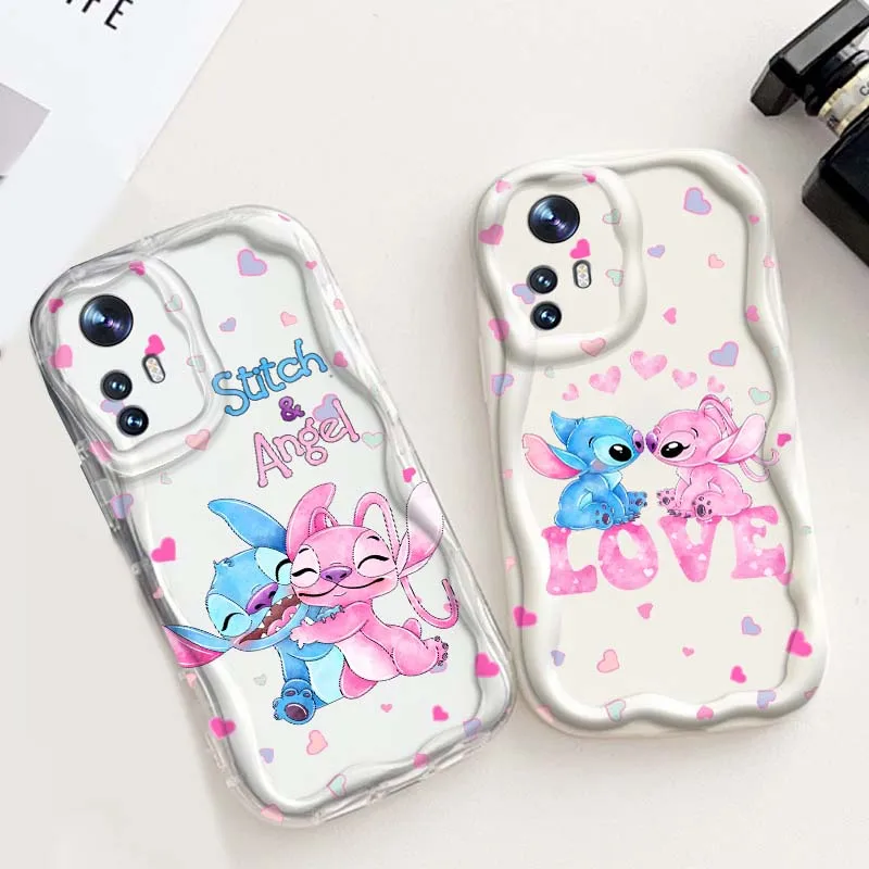 

Stitch Lilo Angel Cartoon Phone Case For Xiaomi Mi 11 12 12T 14 15 Lite Ultra Poco F4 X3 X5 X6 X4 X7 M6 F6 Pro 5G Wave Oil