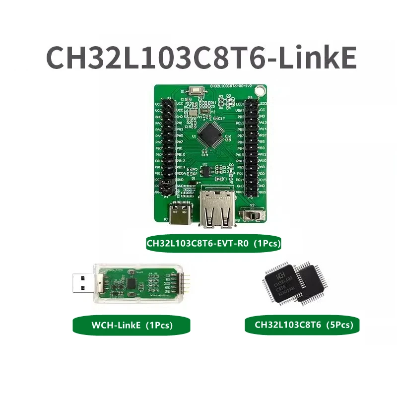 CH32L103 Development Board PDUSB Low Power RISC-V4C Microcontroller