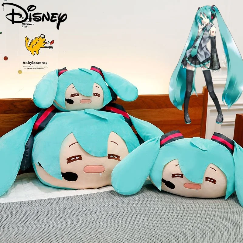 

Хацунэ Мику, милая мультяшная подушка, кровать, кукла, подушка для сна, поясничная татами, плюшевая игрушка, кукла, подушка для сиденья, плюшевая игрушка, подарок на фестиваль для девочек