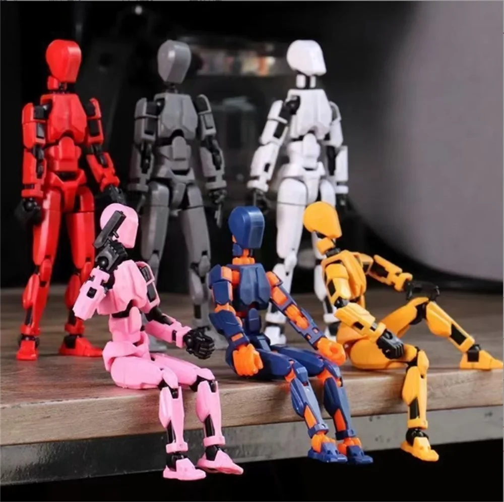 DIY Multi-Jointed Movable Shapeshift หุ่นยนต์ 3D พิมพ์ Mannequin Dummy 13 ตัวเลขการกระทําเด็กตกแต่งบ้านตุ๊กตาของขวัญ