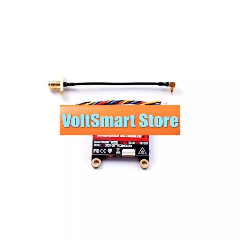 VoltSRushfpv Tank Ii Ultimate Pit 25 800mW 2 8S External Audio 48 Channel FPV Video Transmitter For Drone Racing