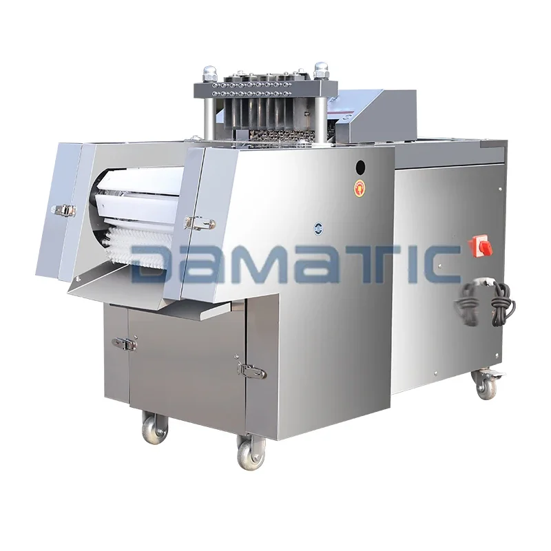 

Fully Automatic Cold Cuts Cooked Dried Fish Home Meat Strip Bone Dicer Cube Cutter Slicer Electric Industrial Slicing Machine