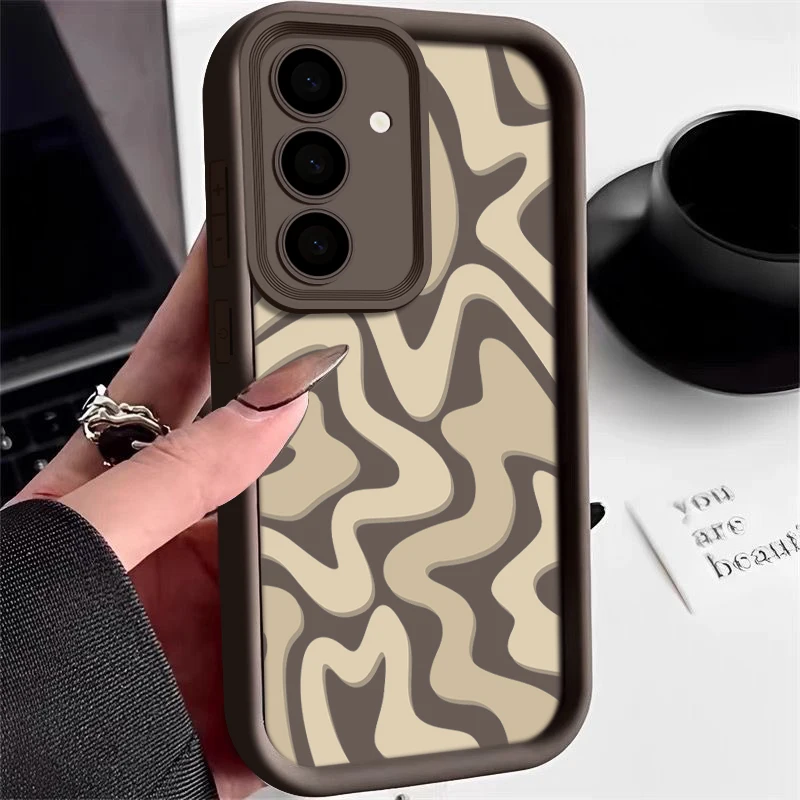 Handyhülle mit Streifenmuster für Samsung Galaxy S26 FE S26 S25 S24 S23 S22 Ultra A18 A57 A37 A27 A17 A16 A56 A26 A36 A55, weiche Hülle – Detail 9