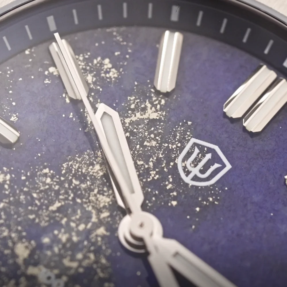 Watchdives WD0003B اللازورد ساعات كوارتز فاخرة VH31 الياقوت كريستال مضيئة 100 متر مقاوم للماء 39 مللي متر ساعات عالية الجودة #5