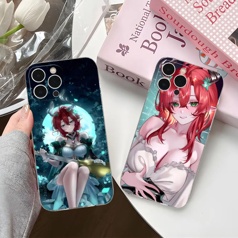 

Wuthering Waves Ciaccona Phone Case for iPhone 16 15 14 13 12 11 X XR XS 8 6 Pro Max Plus Mini Clear Colour Printing Pretty