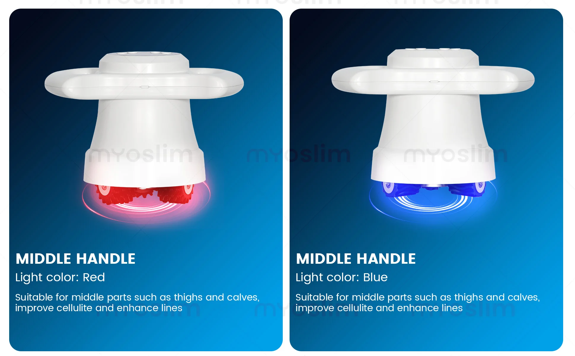 Professionelles 360-Grad-Roller-Körperformungssystem mit 6 Griffen, synchroner Massage, doppelter Rotationsrichtung und intelligentem OLED-Display – Detail 11