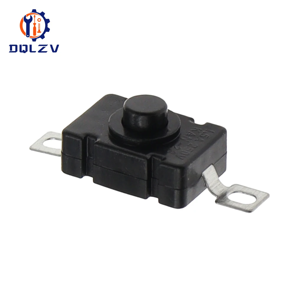 KAN-28 1.5A250V Flashlight Switches Self Locking SMD Type 18X12MM Push Button Switches 1812-28A