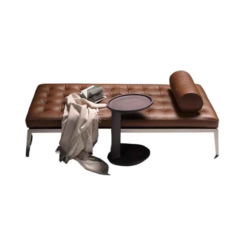 

Italian light luxury bedroom bedside stool