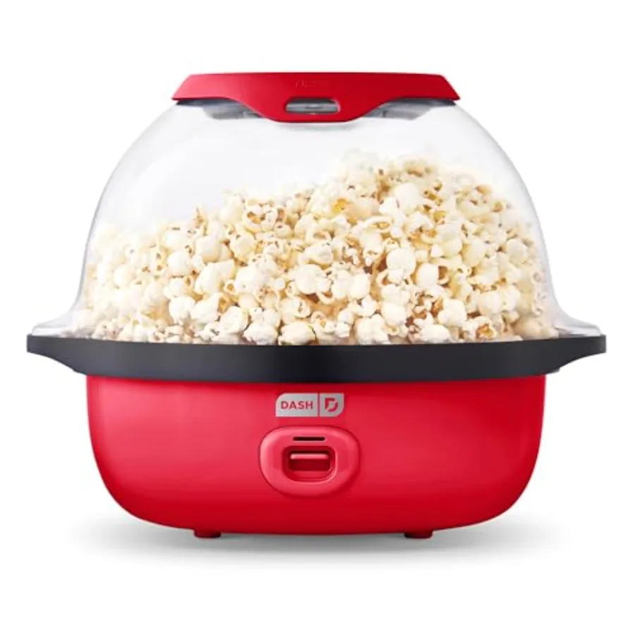 

Умная электрическая машина для приготовления попкорна SmartStore Deluxe с функцией перемешивания, подогревом масла, поддоном для разогрева масла, прозрачной чашей для подачи, крышкой для хранения и мерной емкостью