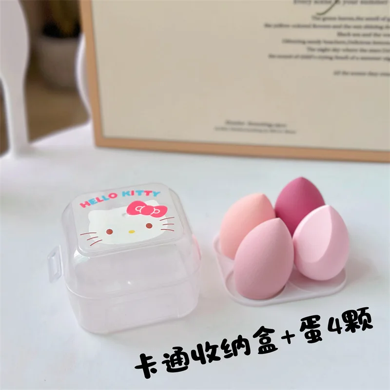 

Kuromi Beauty Blende + Storage Case Dual-Use Beauty Sponge for Wet/Dry Application Foundation Blending Sponge Soft Makeup Sponge