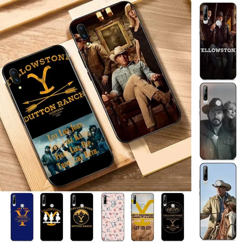 

FHNBLJ Yellowstone Phone Case for Huawei Y 6 9 7 5 8s prime 2019 2018 enjoy 7 plus