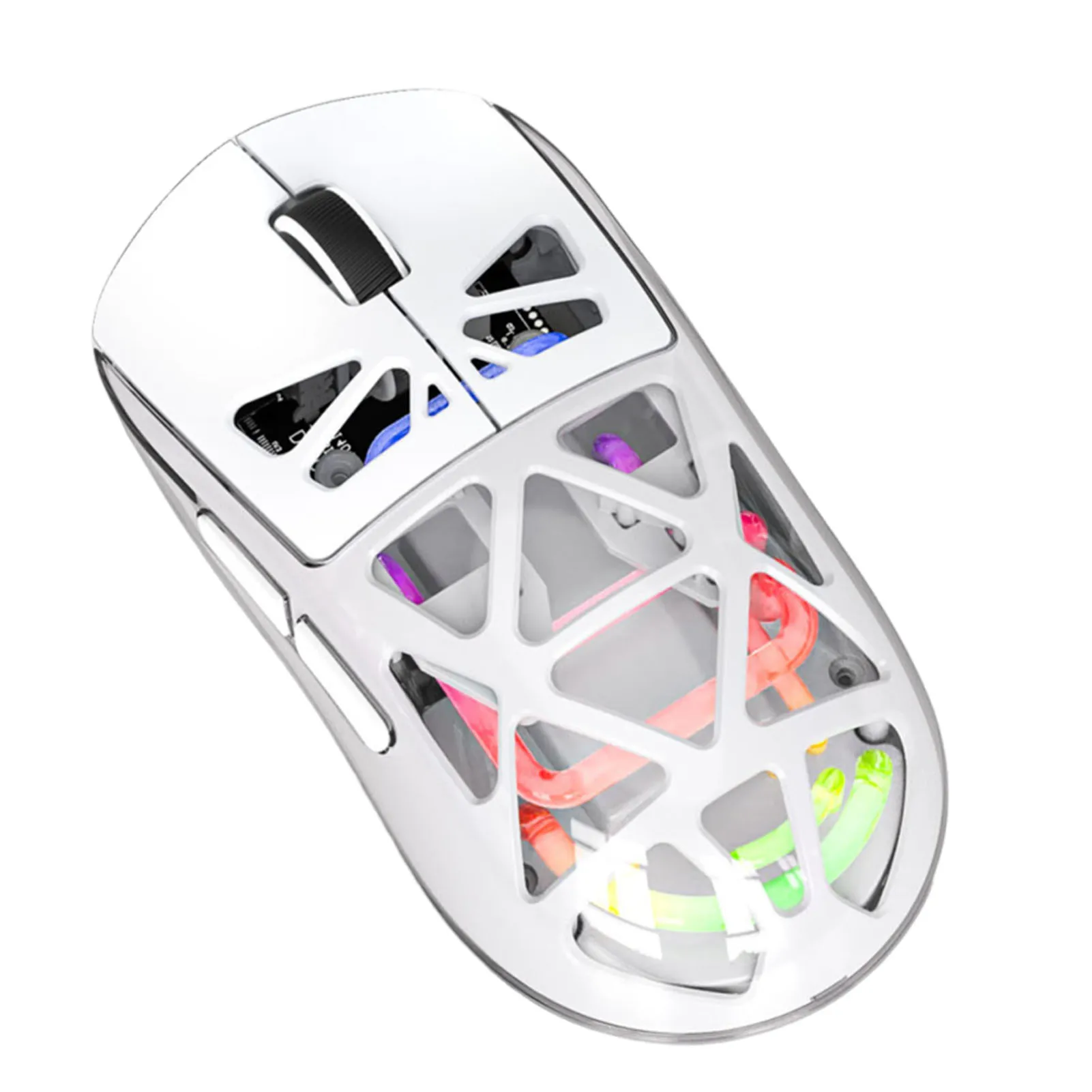 Draadloze gamingmuis Bluetooth-muis 4800 DPI holle schaal Draagbaar Oplaadbaar met ontvanger voor computer voor Android-systeem