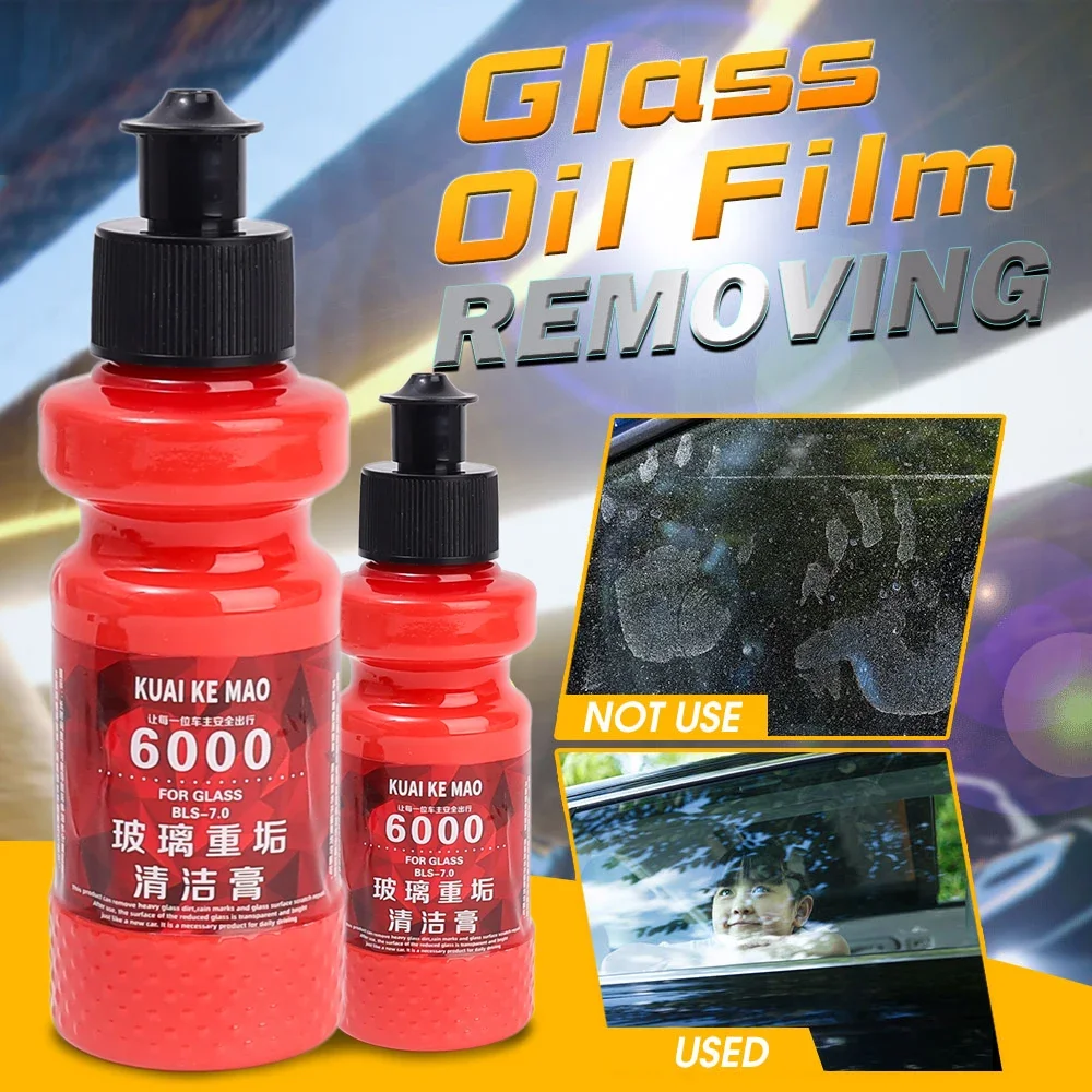 

Car Glass Oil Film Cleaning Paste Auto Windshield Oil Film Cleaning Cream Oil Stain Gum Insect Glue Remover Car Window Descaling