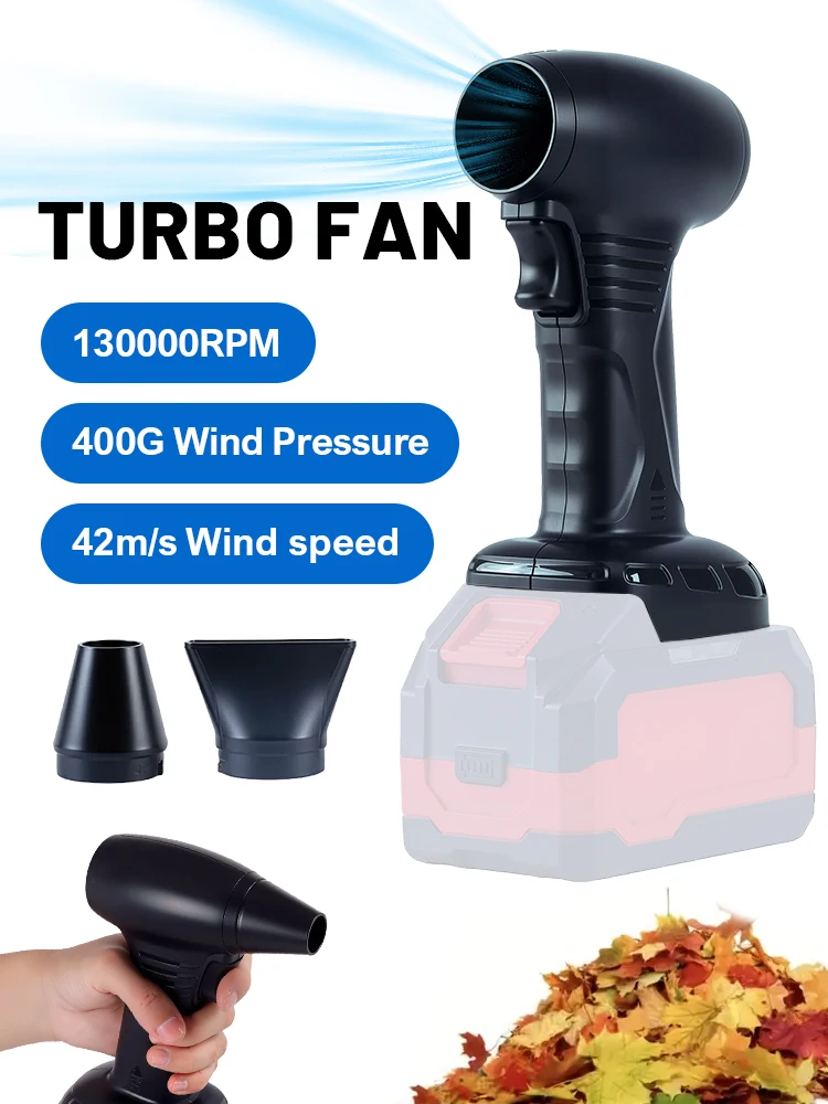 

Турбовентилятор Violent Air Gun 400 г тяга бесступенчатая скорость высокой мощности турбовентилятор для листьев ручной струйный вентилятор для аккумулятора Makita 18 В-21 В