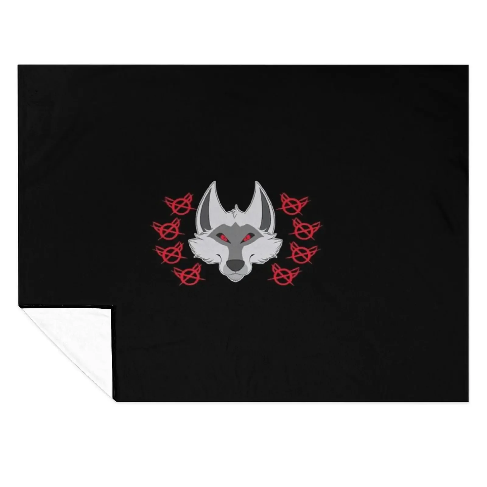 

Death Wolf Head Throw Blanket Winter beds blankets ands Picnic warm winter Blankets