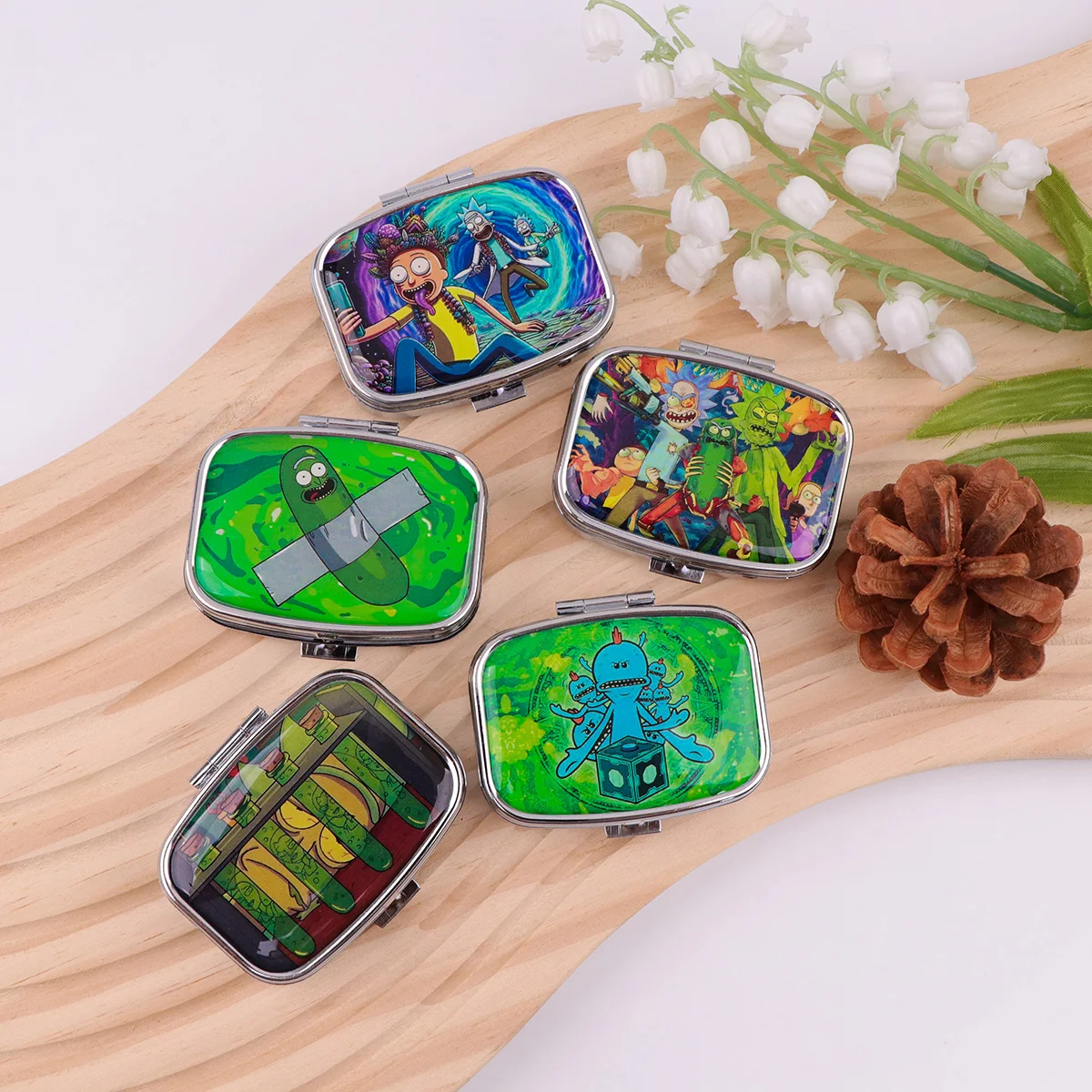 فيلم كوميدي صندوق دواء معدني الخيار حبوب منع الحمل التعبئة والتغليف المنتجات الصحية مقاومة الرطوبة حقيبة للتخزين نعش الموضة شخصية #4