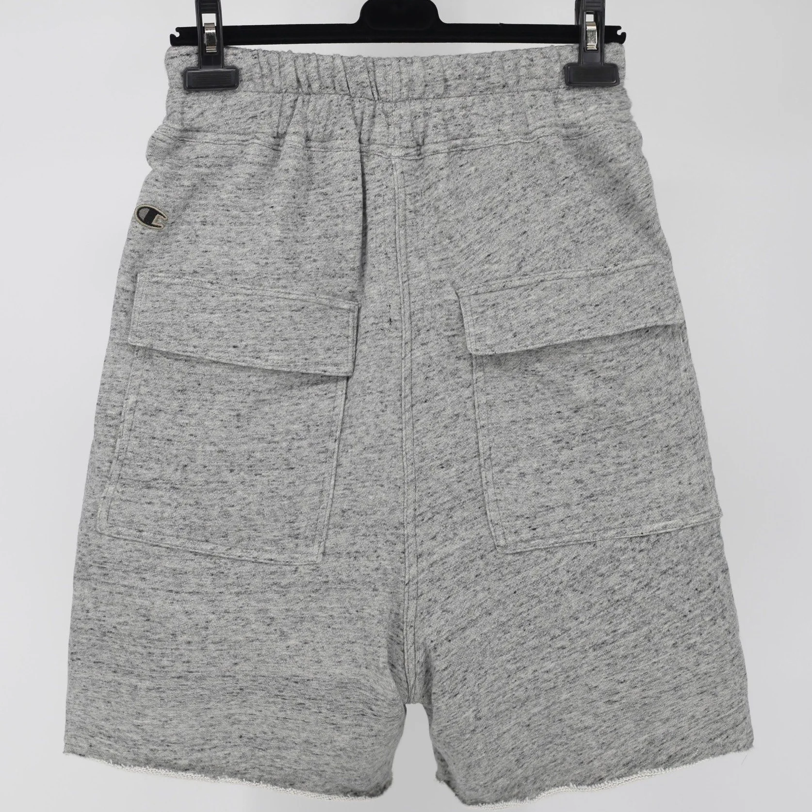 High Street Cotton Shorts RO Embroidered Shorts Men's+side Slit Design Heavyweight Sweatshirt Material Sports Casual Shorts