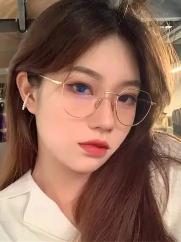 Zilead Anti Blue Light Metal Polygons Myopia Glasses Women Men Computer Myopic Optical Eyeglasses Unisex Goggle