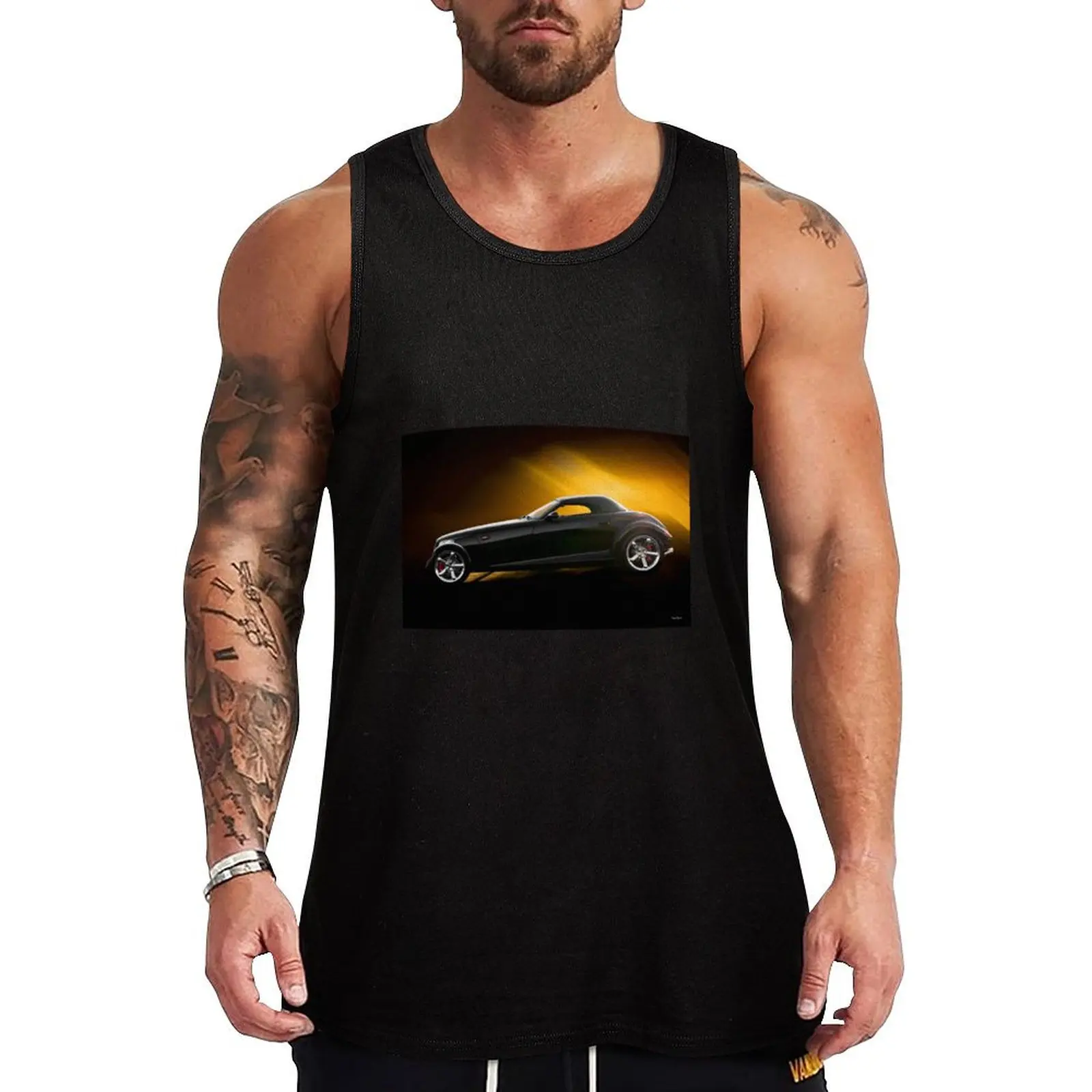 2000 Plymouth 'Black Panther' Prowler Tank Top gym clothes men mens gym clothes bodybuilding t shirt