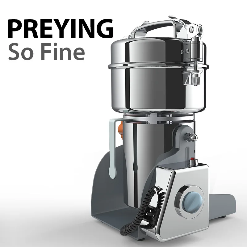 - Grain Grinder for Corn Wheat Flour Spice Grinding Dry Herb Grinder Milling Machine for Home Commercial
