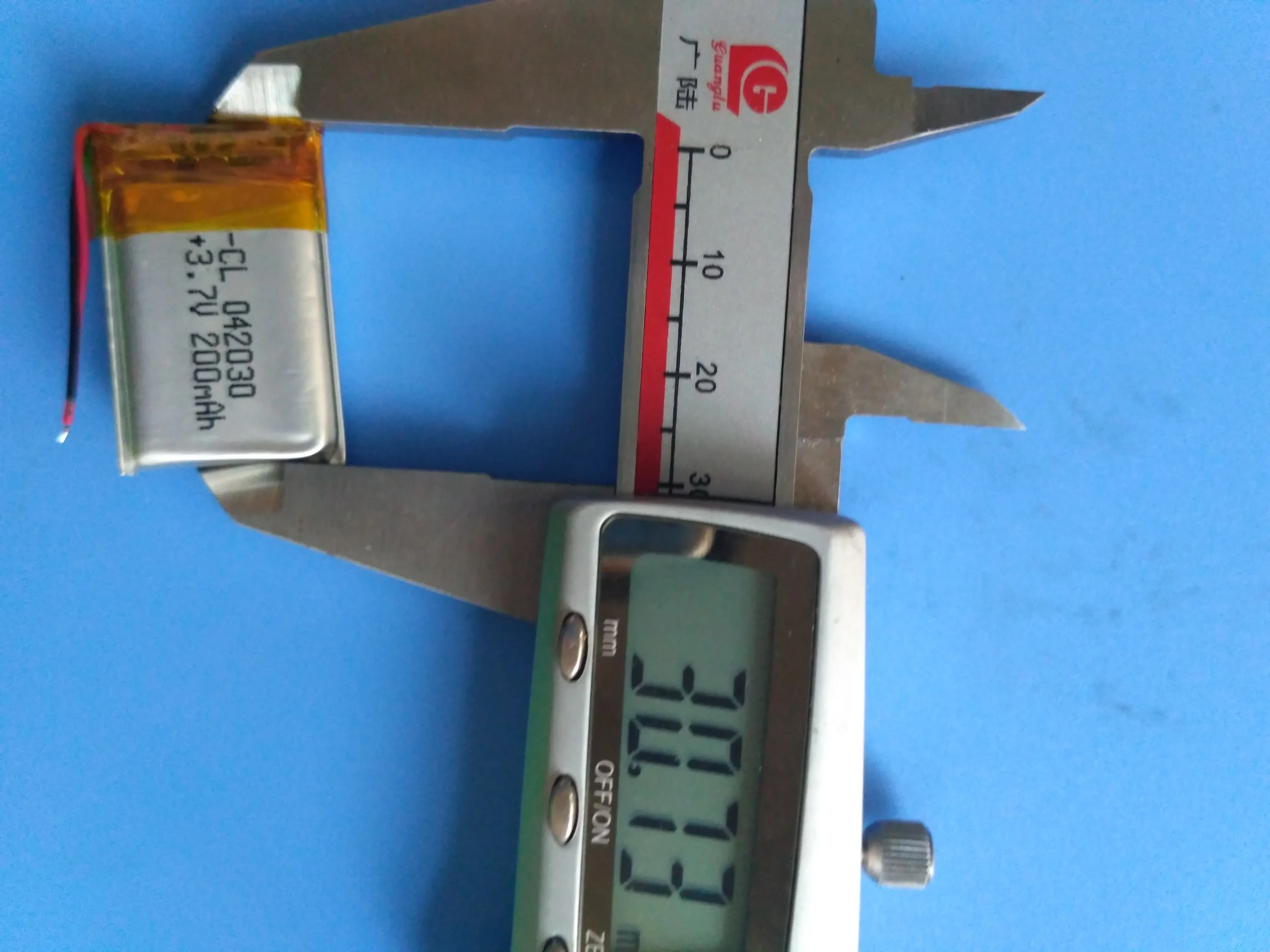 3,7 V polimerowa bateria litowa MP4 Rejestrator ruchu MP3 042030   mikrokamera 402030