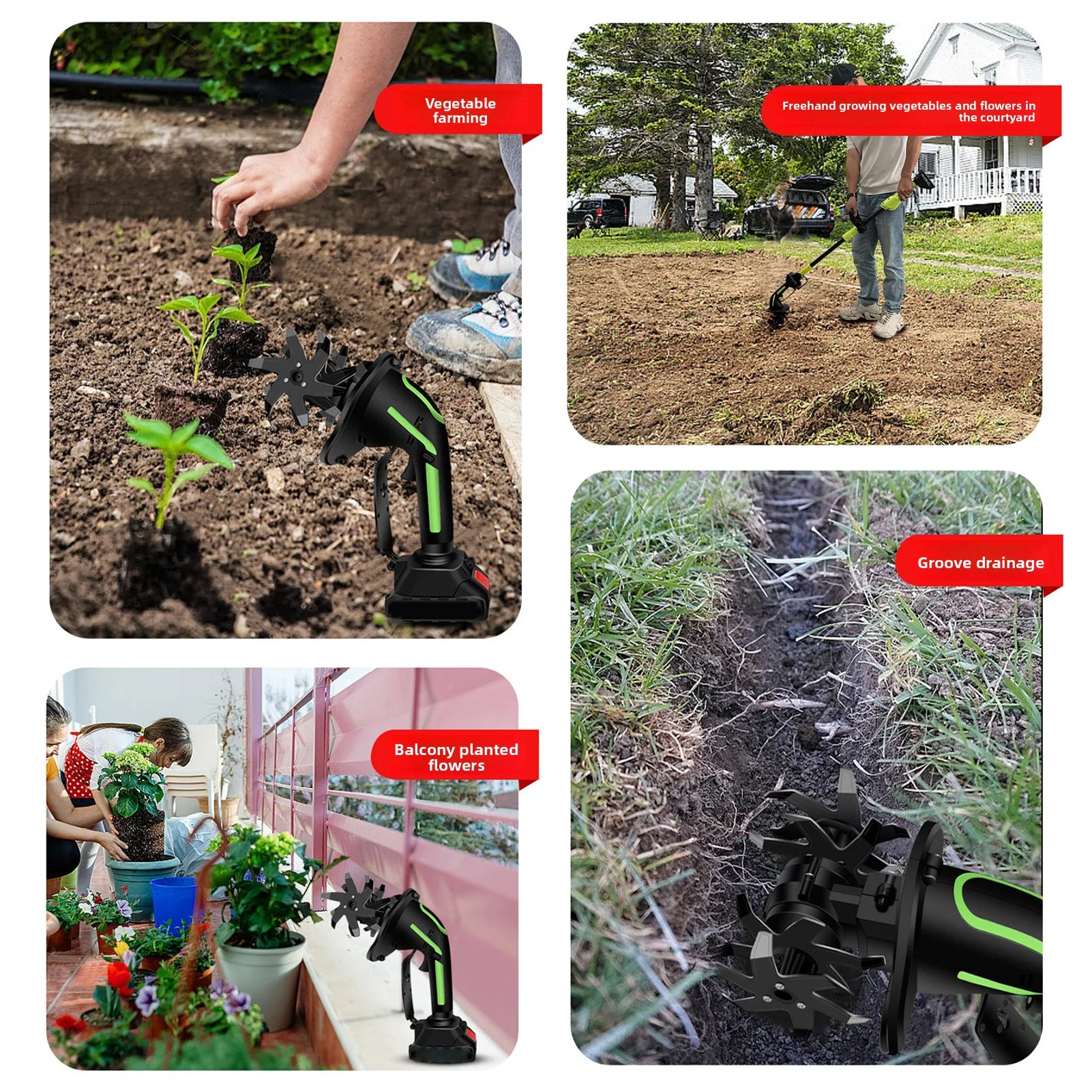 Kabelloser Gartenfräser Elektr – Soil Tilling Cultivator Bewertung und Preis