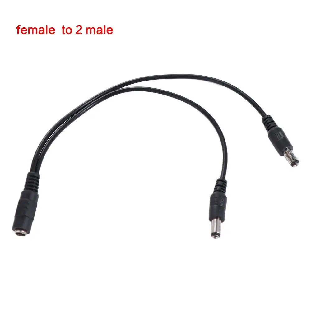 To 2 Female Power Distribution Wiring One Drag Two Power Supply Line DC Power Splitter Connector Extension Cable Supply Adapter