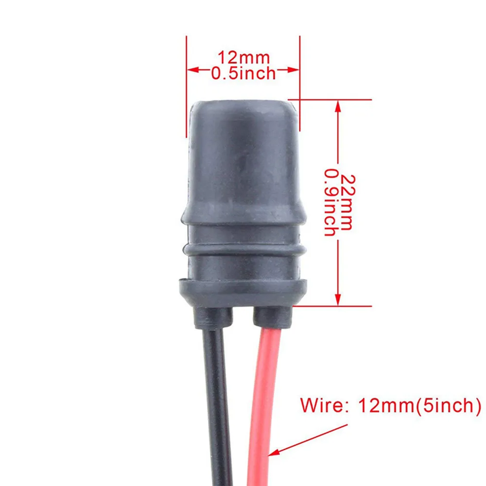 10 buah T10 W5W bohlam lampu Wedge, pemegang konektor soket untuk mobil truk kapal ekstensi, aksesori penataan mobil