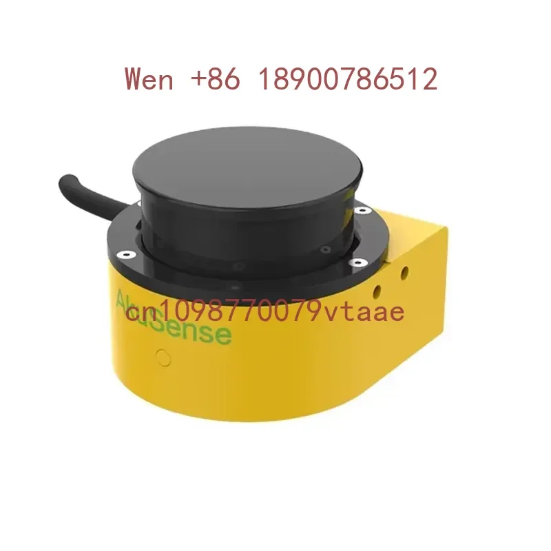 Akusense AS-33C 50ms Response Time Infrared Robot Lidar Scanner DC 9-28V for Obstacle Avoidance 3D Room Measuring