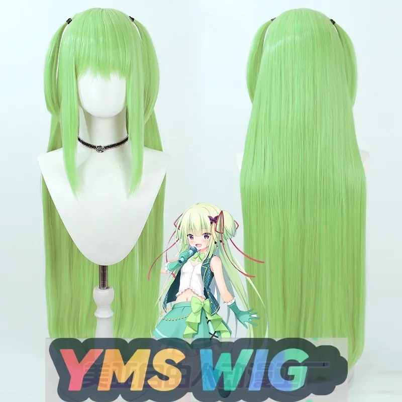

【YMS WIG】Игра Thousand Loves Thousand Flowers Cong Yu Косплей Парик Синий Желтый Длинные Волосы Реалистичная Коса Головы Цельная Коса