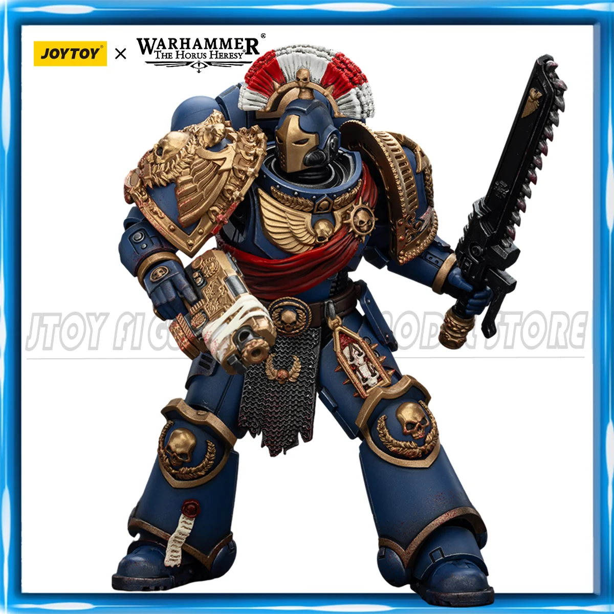 

[Pre Order] JOYTOY Warhammer 40K 1/18 Action Figure Ultramarines Relic Secundus Armour with Artificer bolt Anime figures Toys