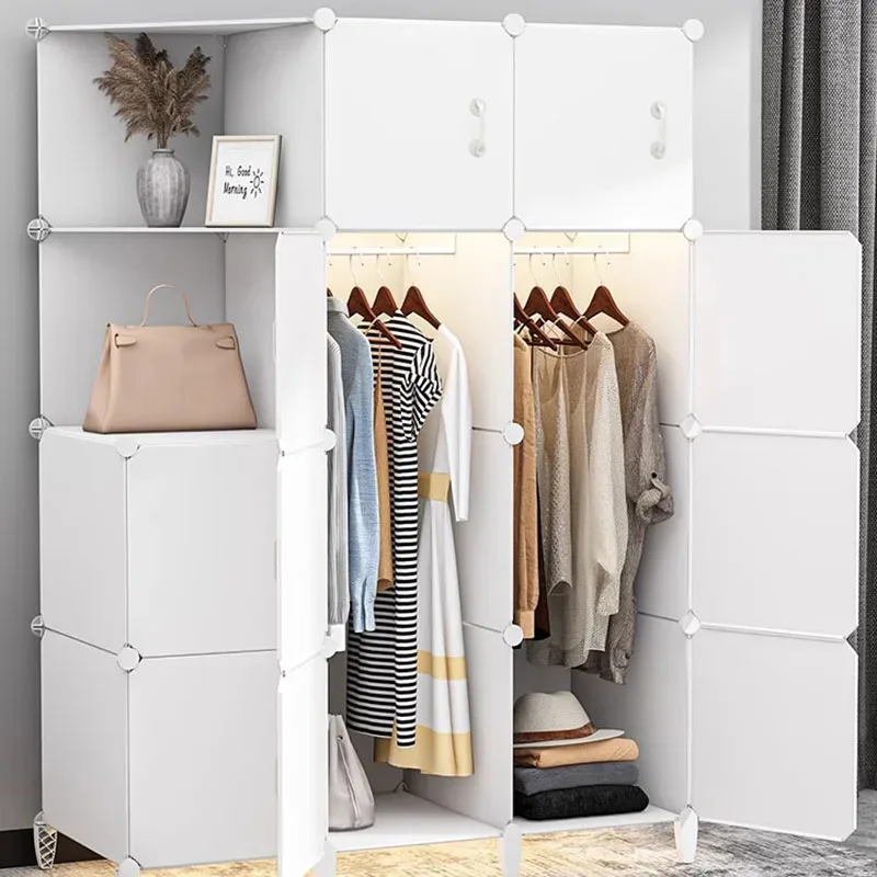 Bedroom Partitions Wardrobe Portable Living Room Walk In Closet Display Armable Modular Cube Watches Muebles Trendy Furniture