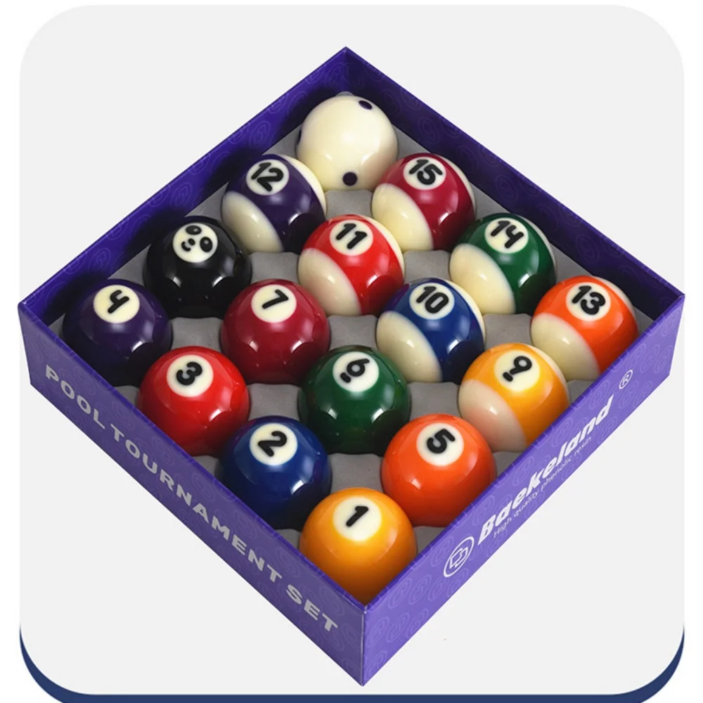 Baekeland TV Pool Balls 16Pcs Standard Size Tournament Billiard