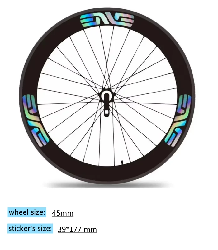 14 Stück/Set für Bogacha bei den Weltmeisterschaften ENVE SES Rennrad-Laufradaufkleber, Farbwechsel-Laufradsatz-Bemalung, 50 mm Höhe