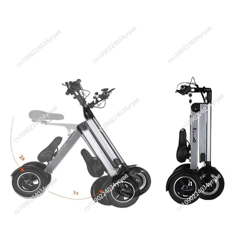 

Light Foldable Electric Trike/Bike for Adults , Long Range & Compact Design Unisex Bike