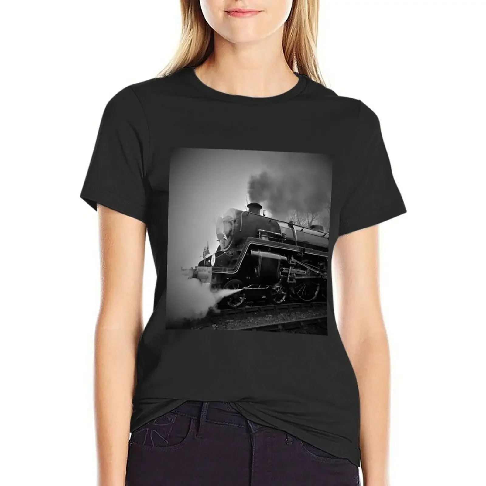 

Golden Arrow Steam Train Bluebell Railway T-Shirt customs design your own tops blacks clothes for Women