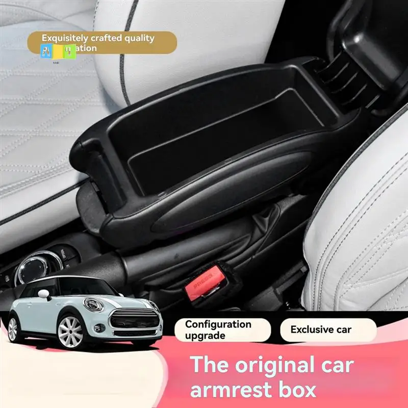 

A04E-Car Central Control Armrest Box Seat Storage Box Car Modification Accessories For BMW MINI Cooper S F55 F56 F57