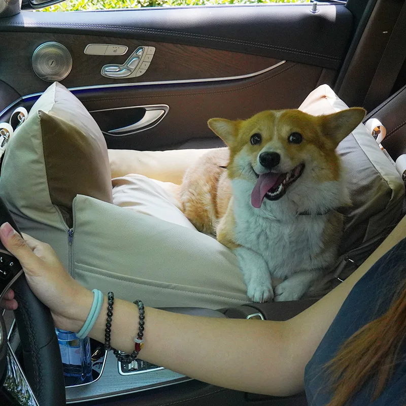 Hamaca de seguridad para perro en el coche, asiento elevador - imagen 5