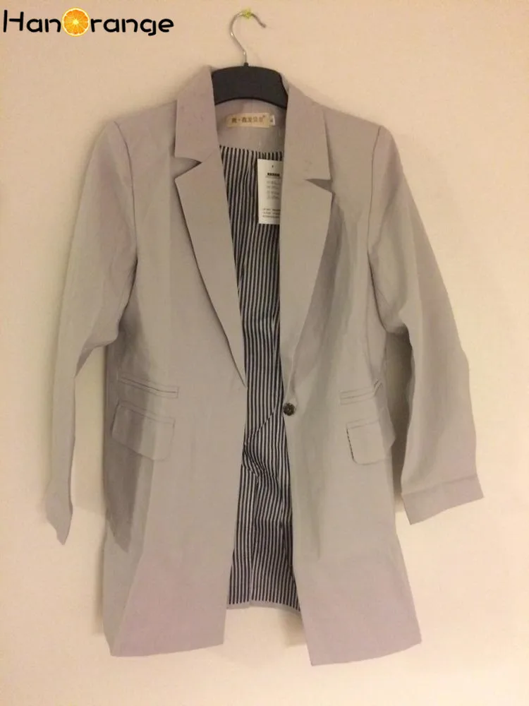 2025 봄 가을 여성 블레이저 싱글 버튼 롱 재킷 슬림 아우터 우아한 오버코트 OL 정장 코트