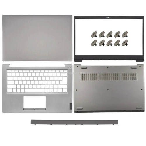 Nuevo para Lenovo IdeaPad 3-14 3-14ADA05 3-14ARE05 14IML05 14IIL05 LCD contraportada bisagras de bisel frontal reposamanos cubierta inferior del teclado