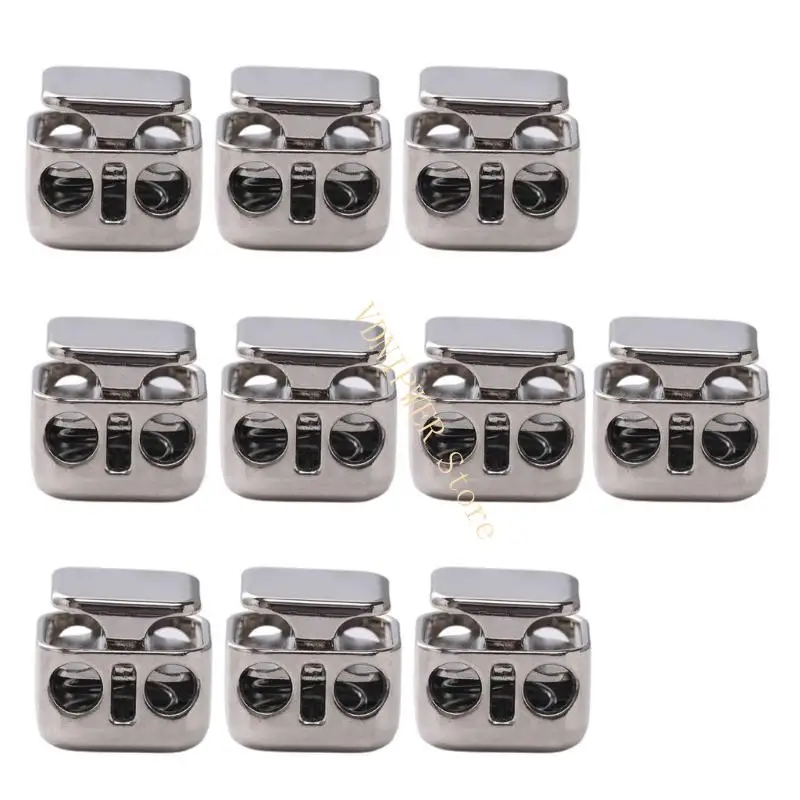 

10pcs Spring Cord Stoppers For Outdoor Accessories Adjustment Stopper Clasp D08E