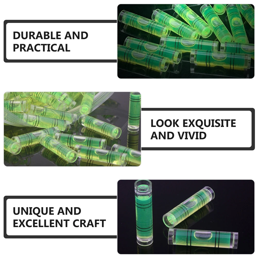 

100pcs String Level Tool Horizontal Spirit Level For Brickwork Flooring Fence Projects Durable Plastic Case Included