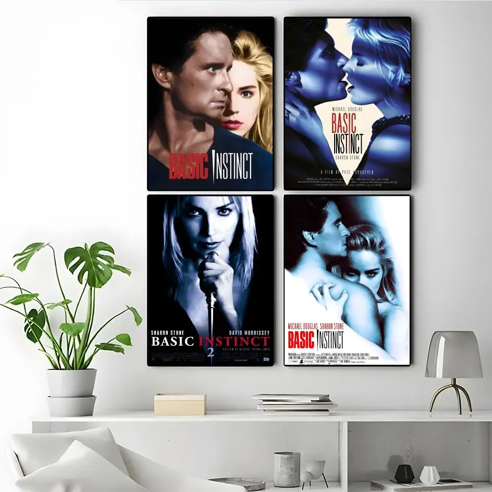 Movie Basic Instinct Poster Modern Elegant Wall Stickers, Home Decor Poster, Wall Art for Living Room & Dorm