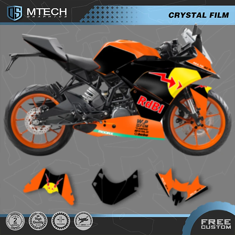 

DSMTECH Motorcycle Graphics For KTM RC250 390 2014 2015 2016 Decals Stickers Kits 006