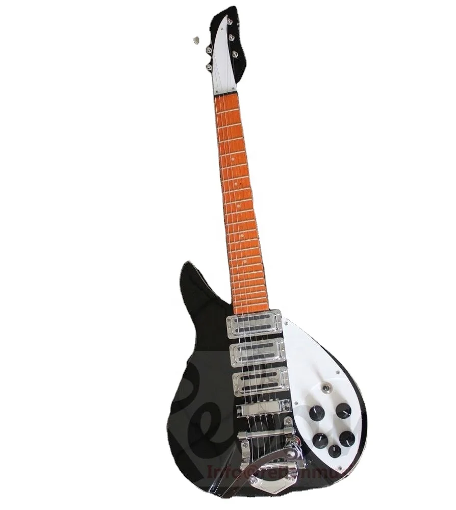 Weifang 6 String Ricken 325 Tremolo Electric Guitar/mini Electric Guitar in Black Colour
