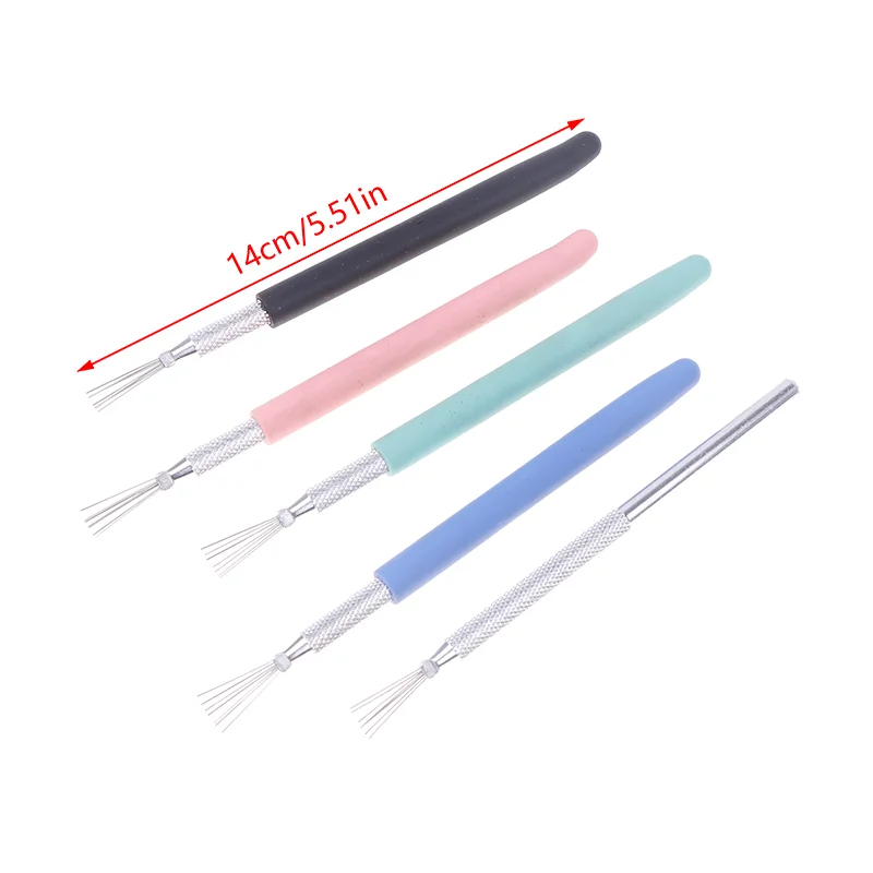 7 Pin Feather Wire Texture Ceramics Tool Polymer Clay Sculpting Modeling Tool DIY Pottery Brush Pottery Tools Cake Accessories